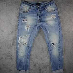 Vintage Y2K EX-J Distressed Italian Jeans TG.31 Made in Italy Denim